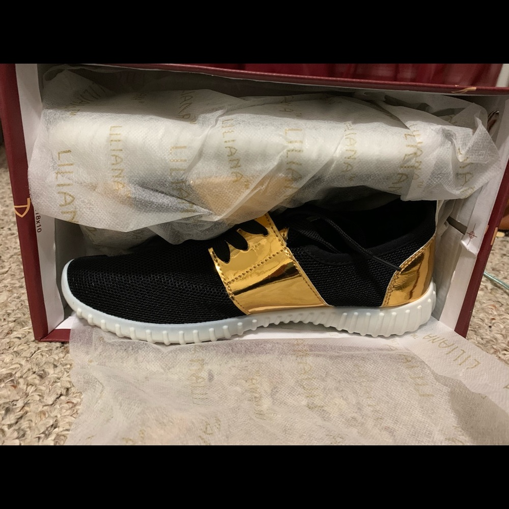 Black and Gold shoes
